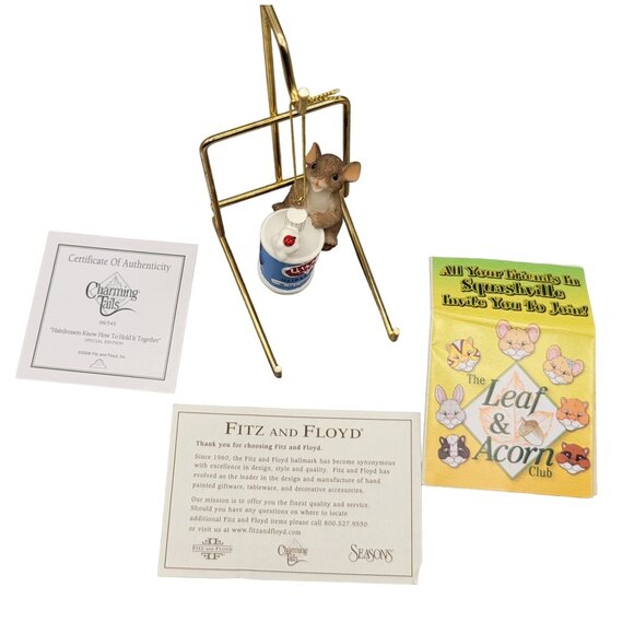 Charming Tails Ornament Hairdressers Know How To Hold It Together 98/545 - Picture 7 of 9